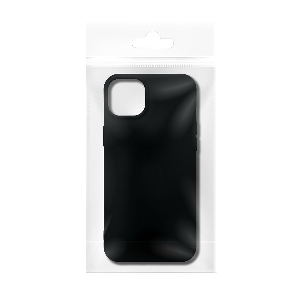 Pokrowiec Nakładka z matowego silikonu Back Case Matt czarne APPLE iPhone 15 Pro Max / 10
