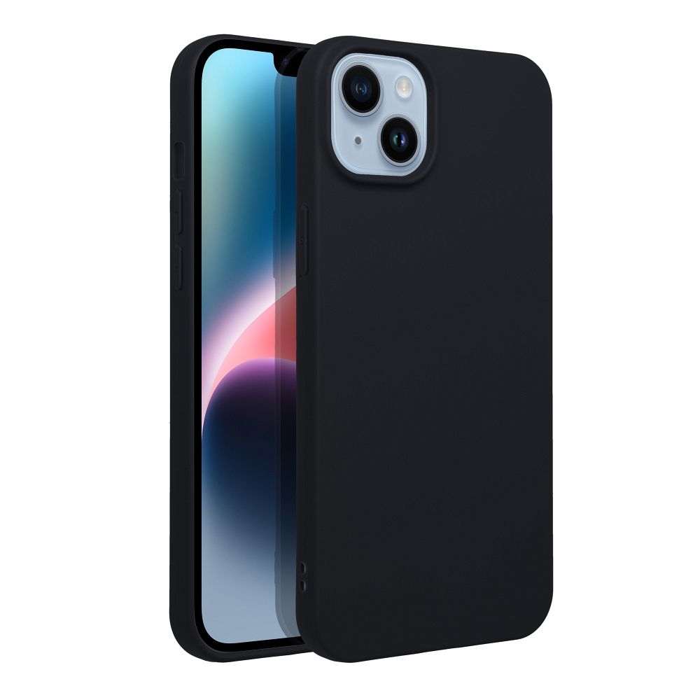 Pokrowiec Nakadka z matowego silikonu Back Case Matt czarne APPLE iPhone XR / 3