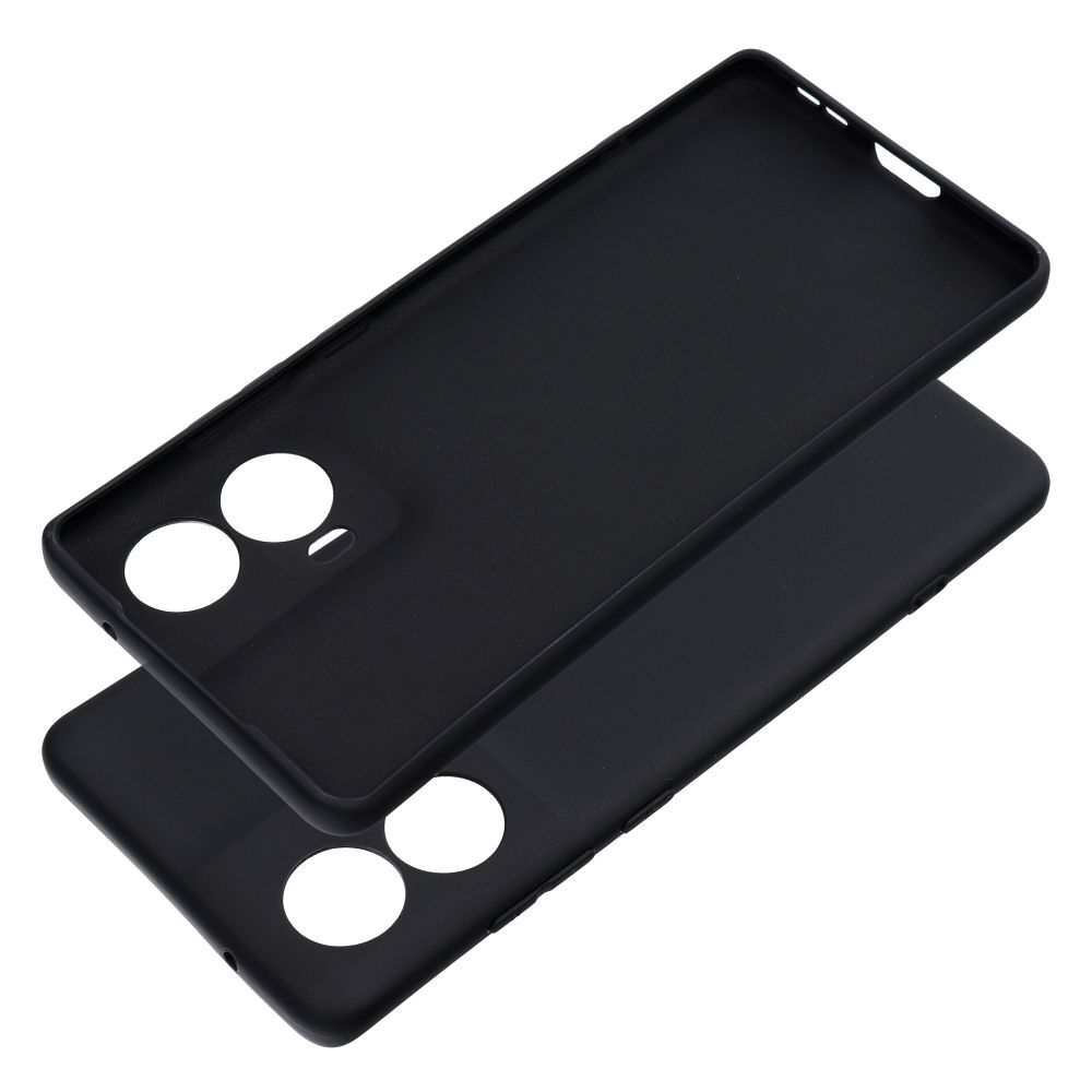 Pokrowiec Nakładka z matowego silikonu Back Case Matt czarne MOTOROLA Moto G85 5G / 10 Pokrowiec Nakładka z matowego silikonu Back Case Matt czarne MOTOROLA Moto G85 5G / 10