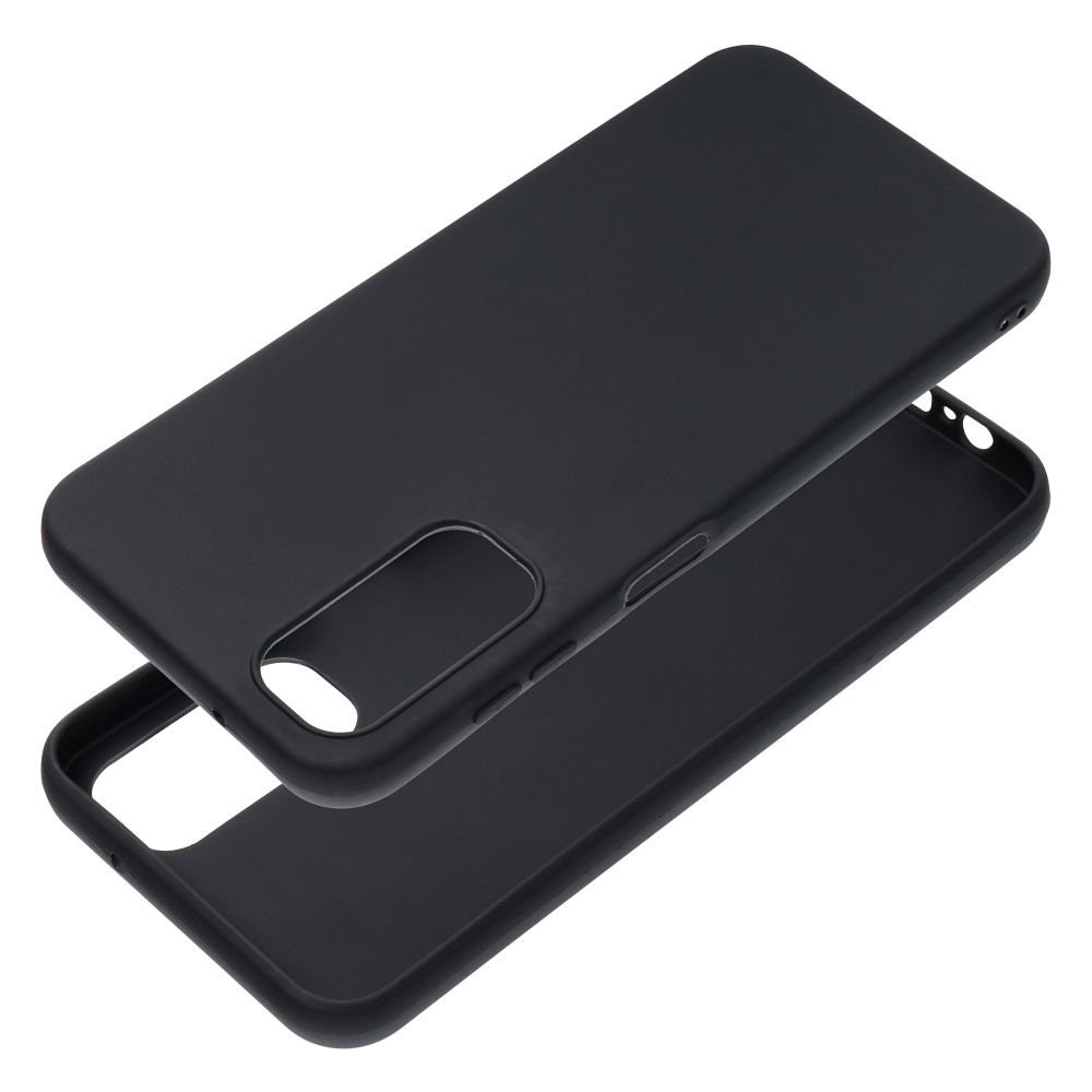 Pokrowiec Nakadka z matowego silikonu Back Case Matt czarne SAMSUNG Galaxy A14 4G / 3