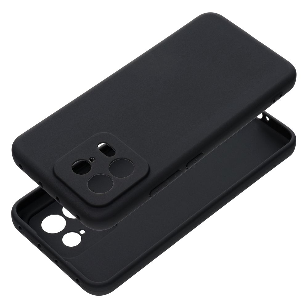 Pokrowiec Nakadka z matowego silikonu Back Case Matt czarne Xiaomi 13 / 3
