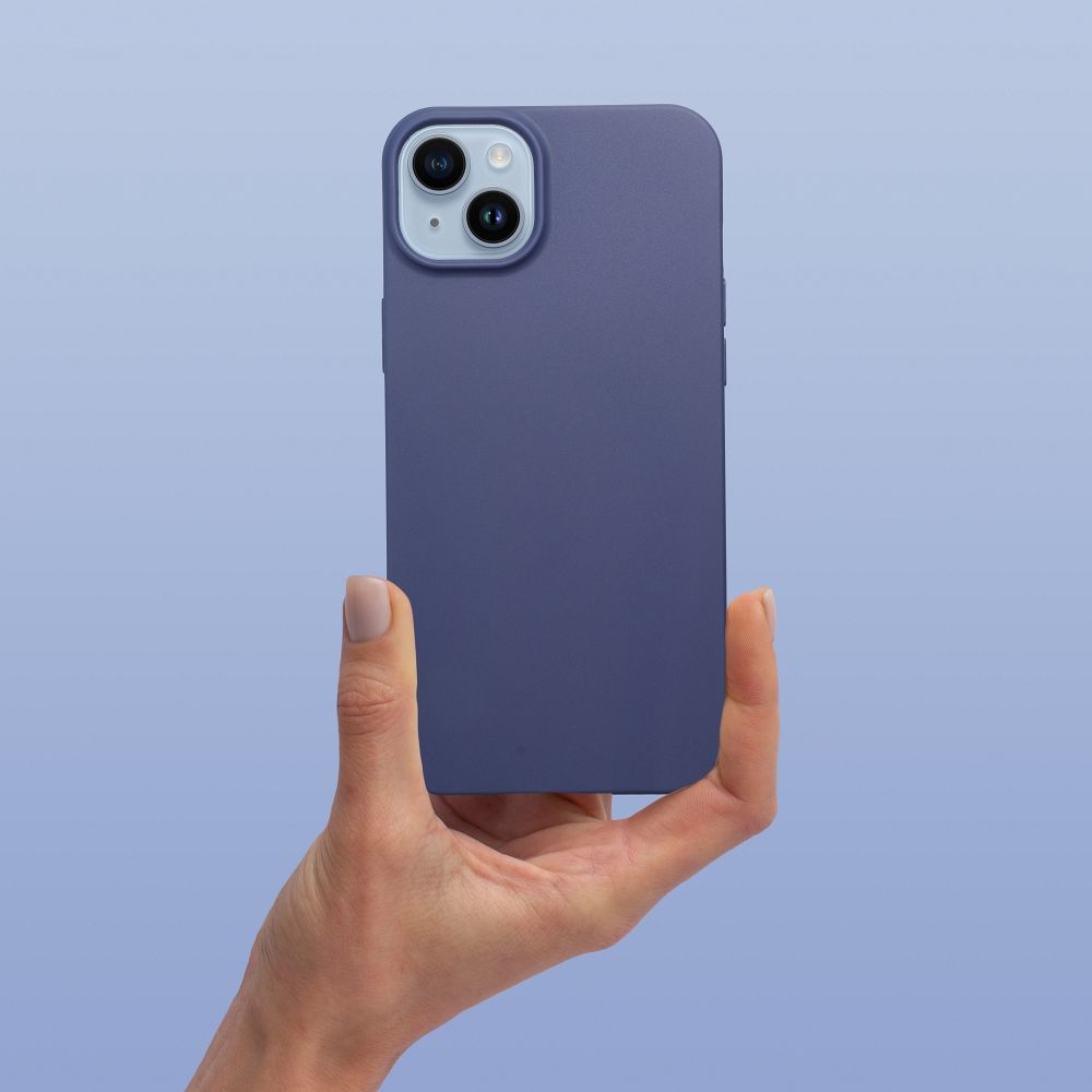 Pokrowiec Nakadka z matowego silikonu Back Case Matt granatowe APPLE iPhone SE 2020 / 5