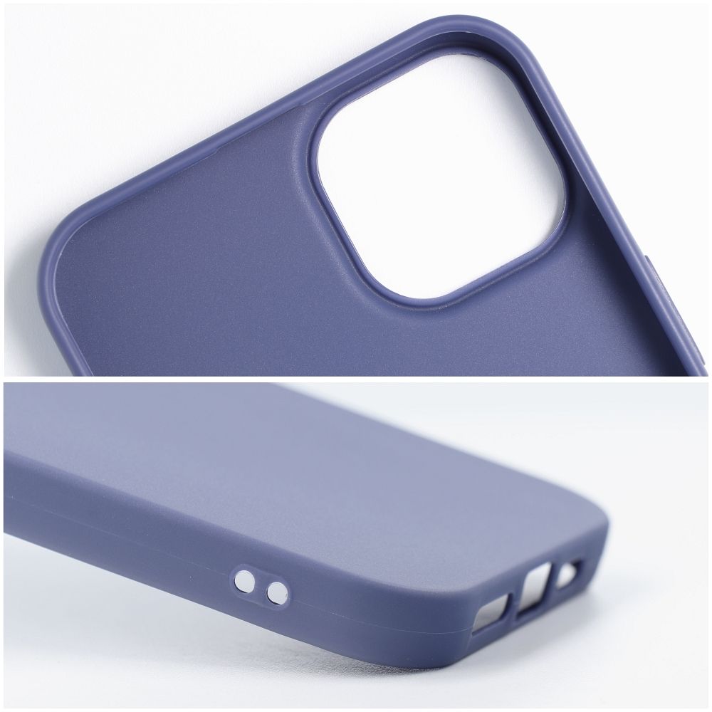 Pokrowiec Nakadka z matowego silikonu Back Case Matt granatowe APPLE iPhone SE 2020 / 9