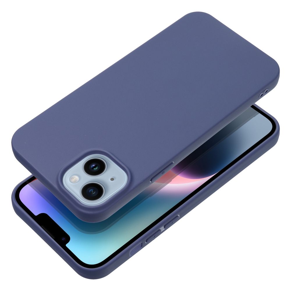 Pokrowiec Nakadka z matowego silikonu Back Case Matt granatowe Oppo Find X5 Pro / 2