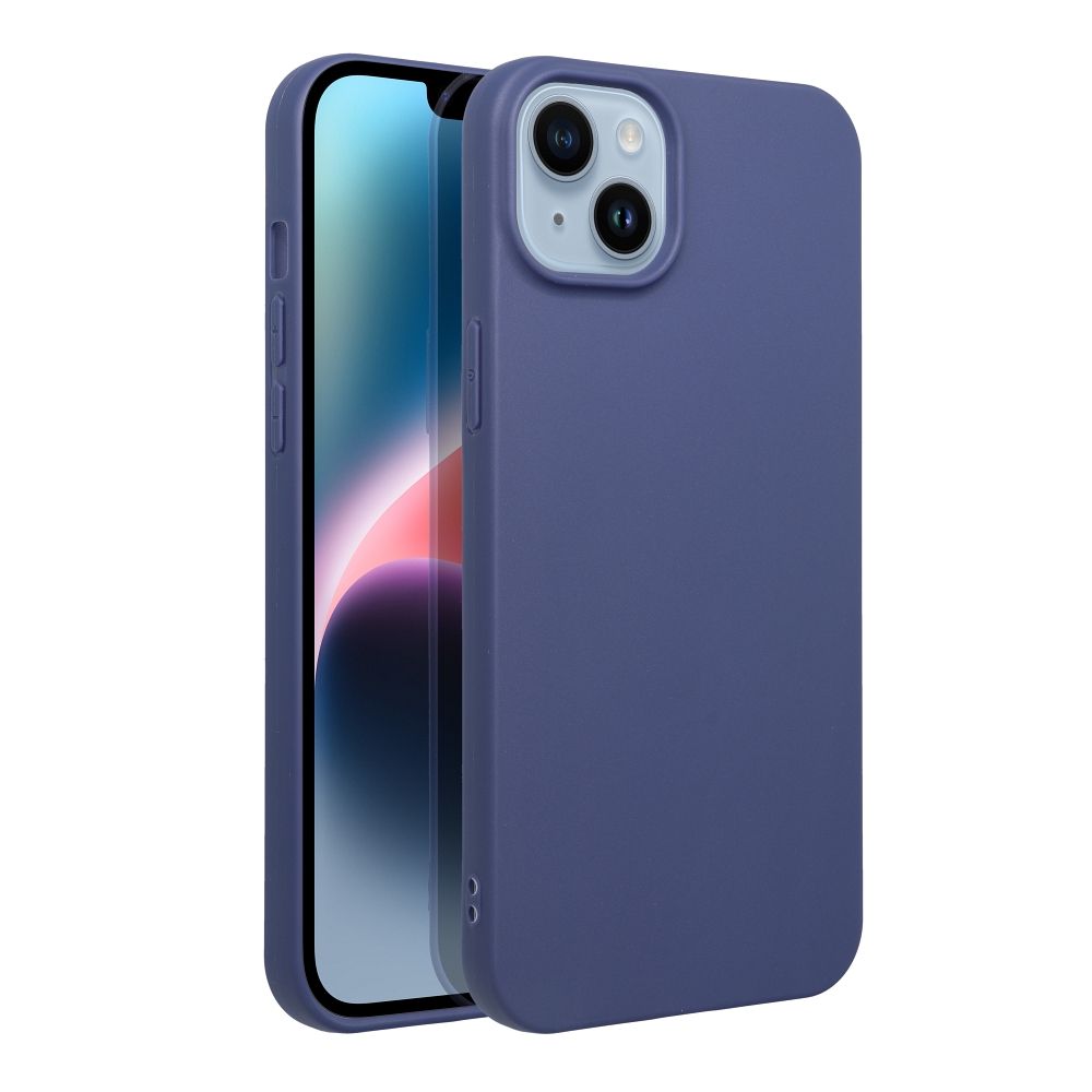 Pokrowiec Nakadka z matowego silikonu Back Case Matt granatowe Oppo Find X5 Pro / 3