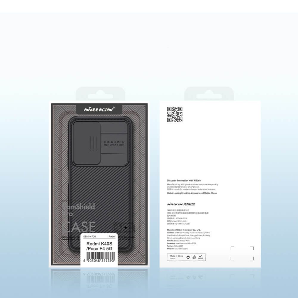 Pokrowiec Nillkin Camshield Pro czarne Xiaomi Poco F4 / 7
