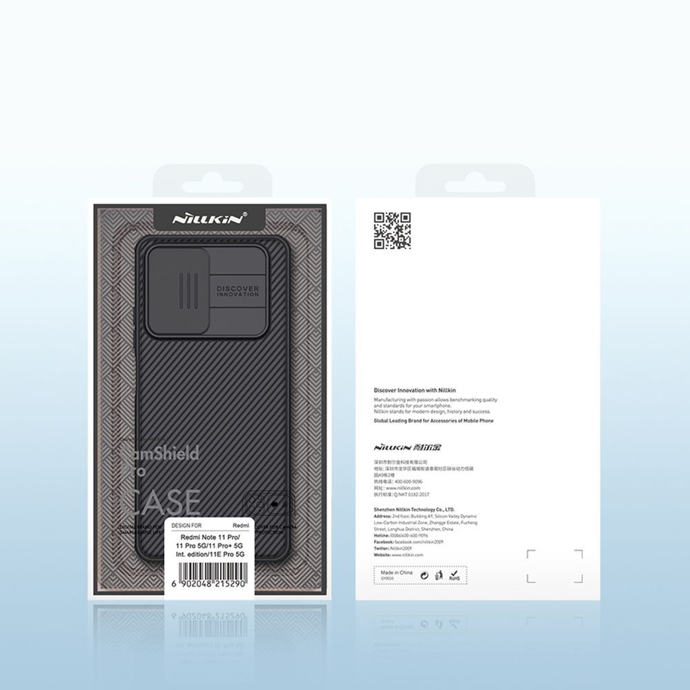 Pokrowiec Nillkin Camshield Pro niebieskie Xiaomi Redmi Note 11 Pro / 9
