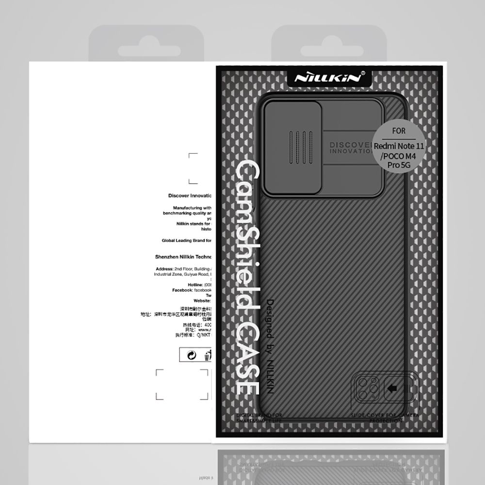 Pokrowiec Nillkin Camshield Xiaomi czarne Xiaomi POCO M4 Pro 5G / 9