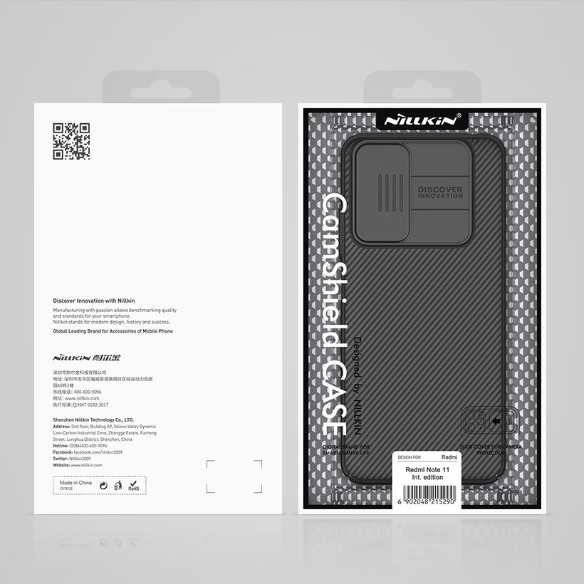 Pokrowiec Nillkin Camshield Xiaomi czarne Xiaomi Redmi Note 11S / 12