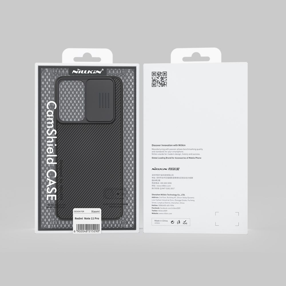 Pokrowiec Nillkin Camshield Xiaomi Plus czarne Xiaomi Redmi Note 11 Pro+ 5G / 10
