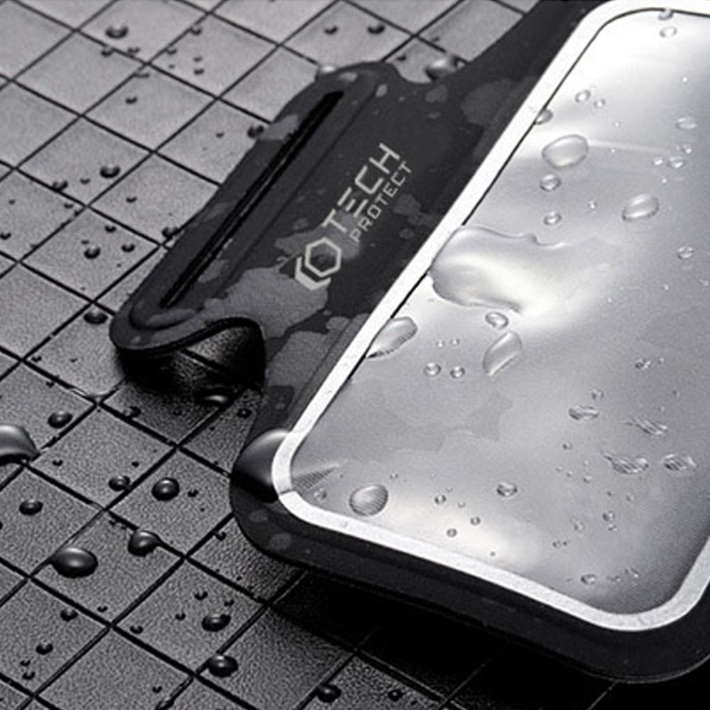 Pokrowiec opaska sportowa na rami Tech-Protect M1 czarna OnePlus 7T / 2