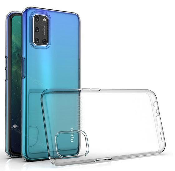 Pokrowiec silikonowe etui Back Case przeroczyste Oppo A72