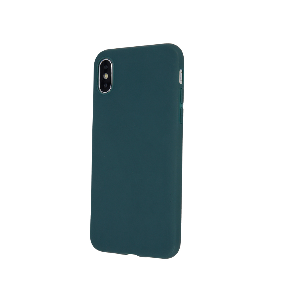 Pokrowiec Nakadka z matowego silikonu Back Case Matt ciemnozielona Oppo Reno 7 5G