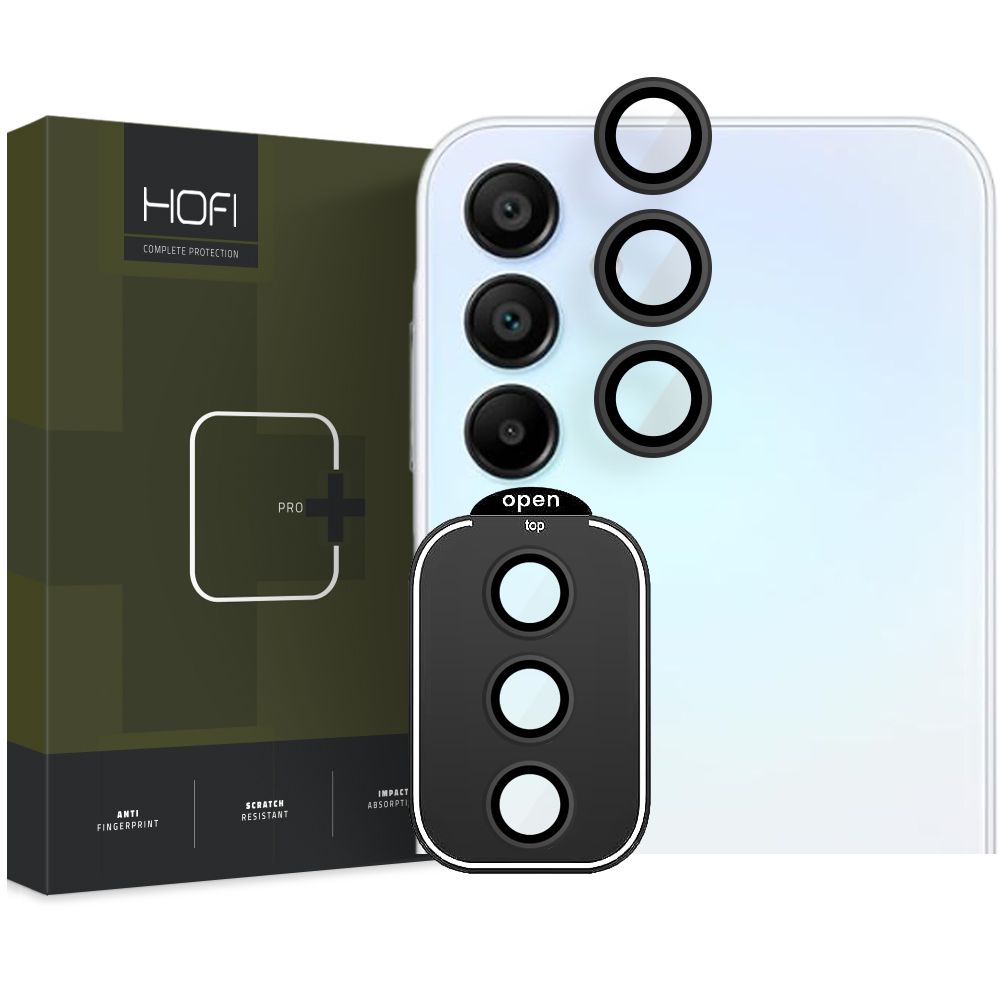 Szko hartowane Osona Aparatu Hofi Camring Pro+ czarne SAMSUNG Galaxy A15