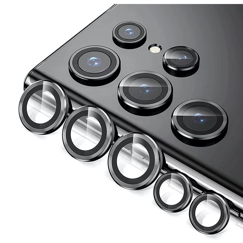 Szko hartowane Osona Aparatu Hofi Camring Pro+ czarne SAMSUNG Galaxy S22 Ultra / 6