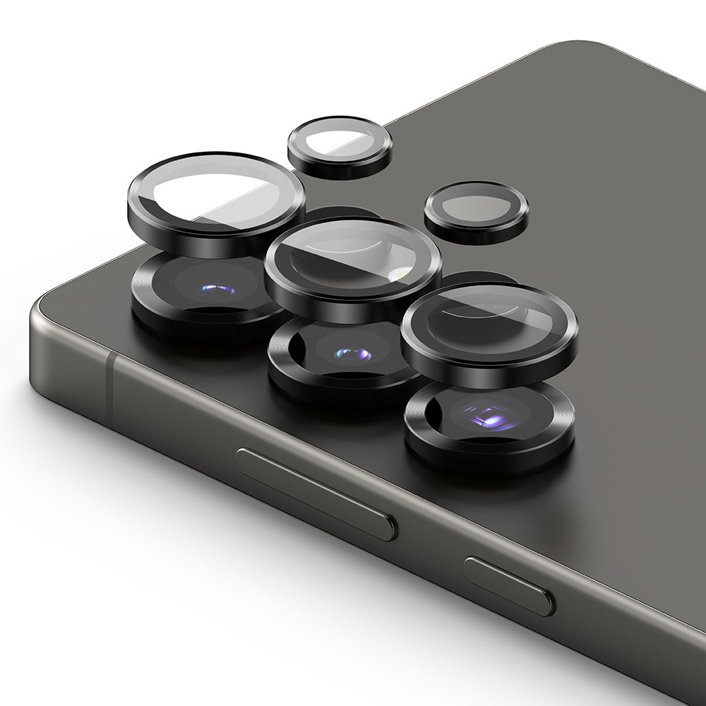 Szkło hartowane Osłona Aparatu Ringke Camera Frame Protector 2-pack czarne SAMSUNG Galaxy S25 Ultra / 3 Szkło hartowane Osłona Aparatu Ringke Camera Frame Protector 2-pack czarne SAMSUNG Galaxy S25 Ultra / 3