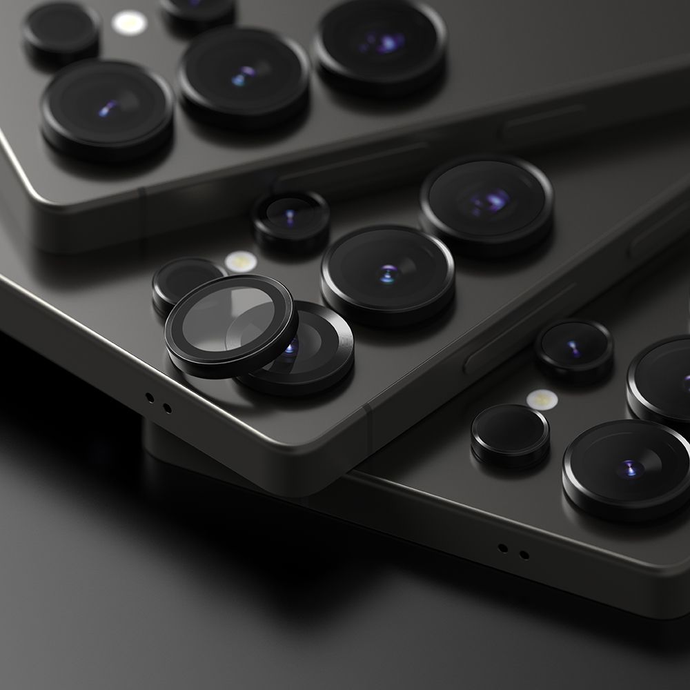 Szkło hartowane Osłona Aparatu Ringke Camera Frame Protector 2-pack czarne SAMSUNG Galaxy S25 Ultra / 6 Szkło hartowane Osłona Aparatu Ringke Camera Frame Protector 2-pack czarne SAMSUNG Galaxy S25 Ultra / 6