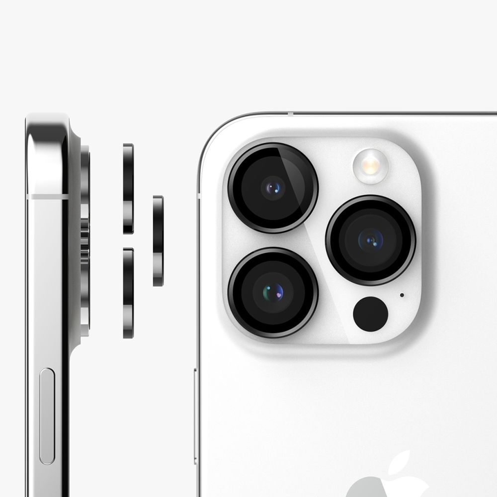 Szko hartowane Osona Aparatu Ringke Camera Frame Protector czarne APPLE iPhone 15 Pro Max / 3
