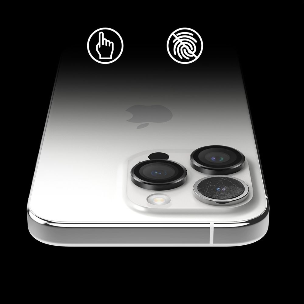 Szko hartowane Osona Aparatu Ringke Camera Frame Protector czarne APPLE iPhone 15 Pro Max / 7