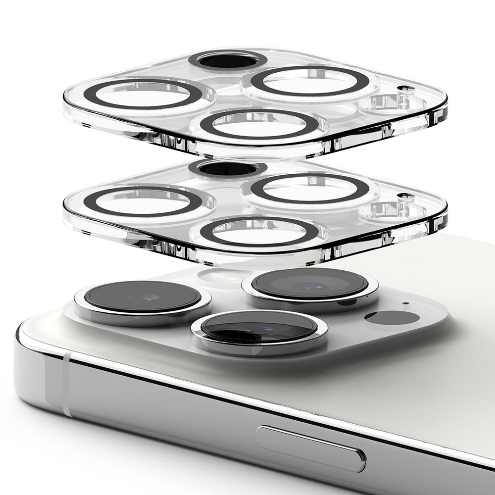 Szko hartowane Osona Aparatu Ringke Camera Protector 2-pack przeroczyste APPLE iPhone 15 Pro / 3