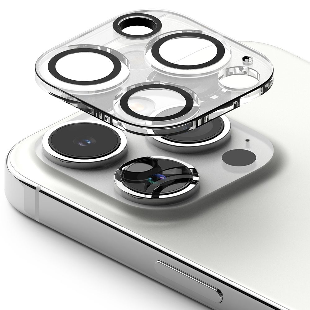Szko hartowane Osona Aparatu Ringke Camera Protector 2-pack przeroczyste APPLE iPhone 15 Pro / 4