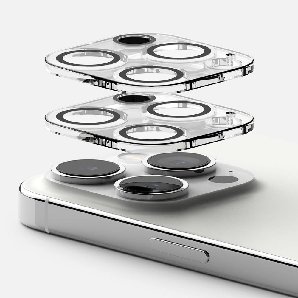 Szko hartowane Osona Aparatu Ringke Camera Protector 2-pack przeroczyste APPLE iPhone 15 Pro Max / 8