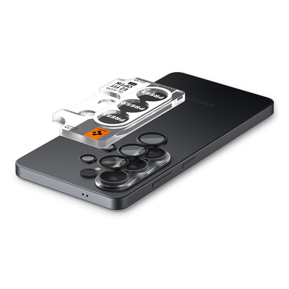 Szkło hartowane Osłona Aparatu Spigen Optik Pro Hd Glas.tr Ez Fit Camera Protector 2-pack Galaxy czarne SAMSUNG Galaxy S26 Ultra / 6 Szkło hartowane Osłona Aparatu Spigen Optik Pro Hd Glas.tr Ez Fit Camera Protector 2-pack Galaxy czarne SAMSUNG Galaxy S26 Ultra / 6