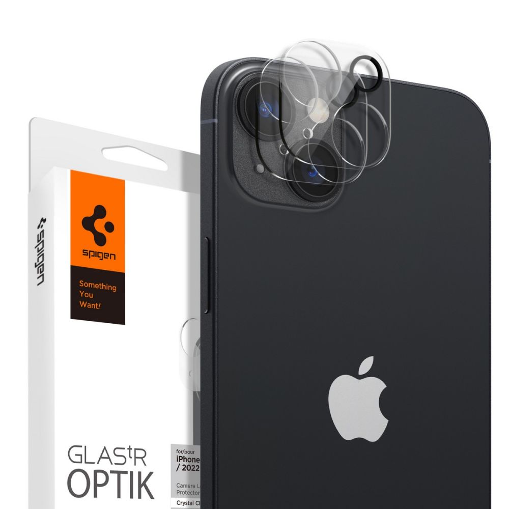 Szko hartowane Osona Aparatu Spigen Optik.tr Camera Protector 2-pack Crystal APPLE iPhone 14 Plus