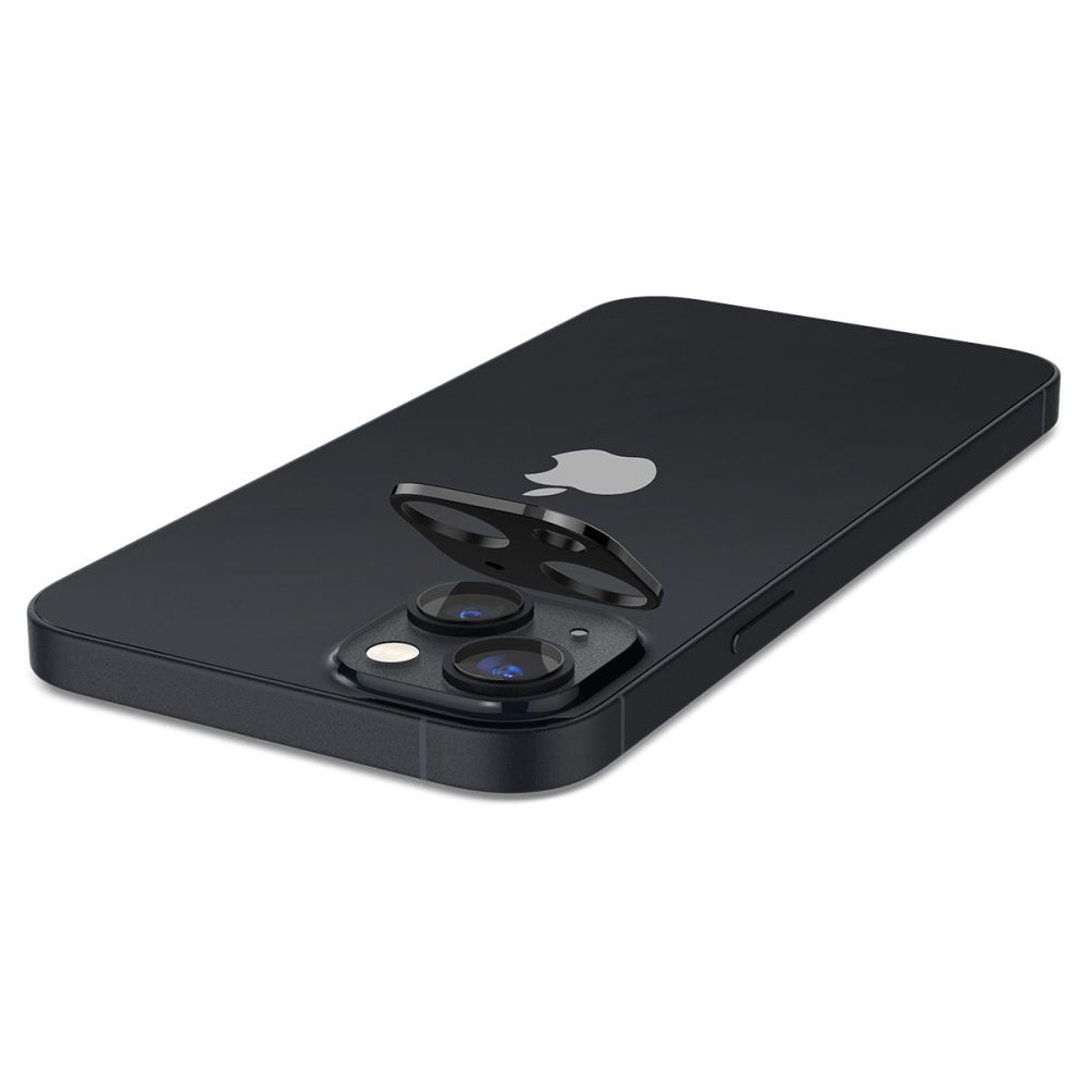 Szko hartowane Osona Aparatu Spigen Optik.tr Camera Protector 2-pack czarne APPLE iPhone 14 Plus / 5