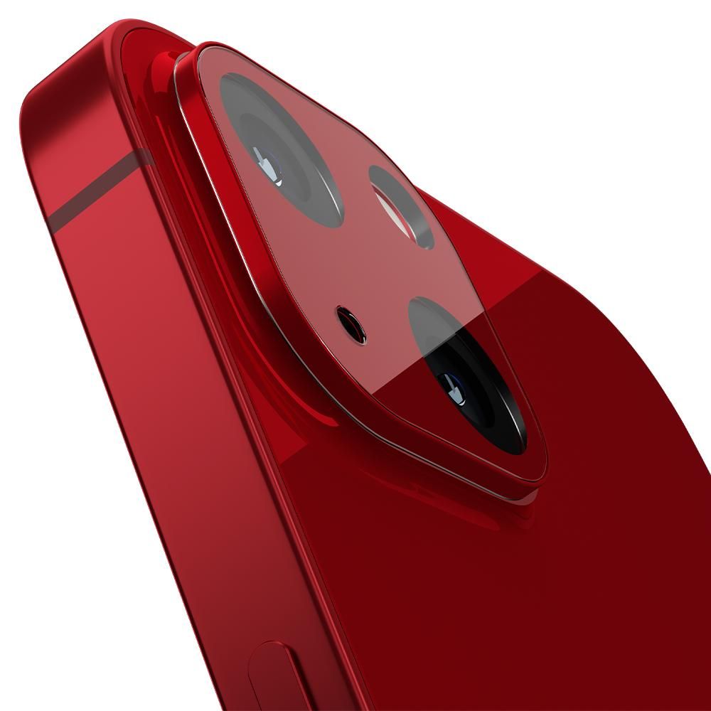 Szko hartowane Osona Aparatu Spigen Optik.tr Camera Protector 2-pack czerwone APPLE iPhone 13 mini / 3