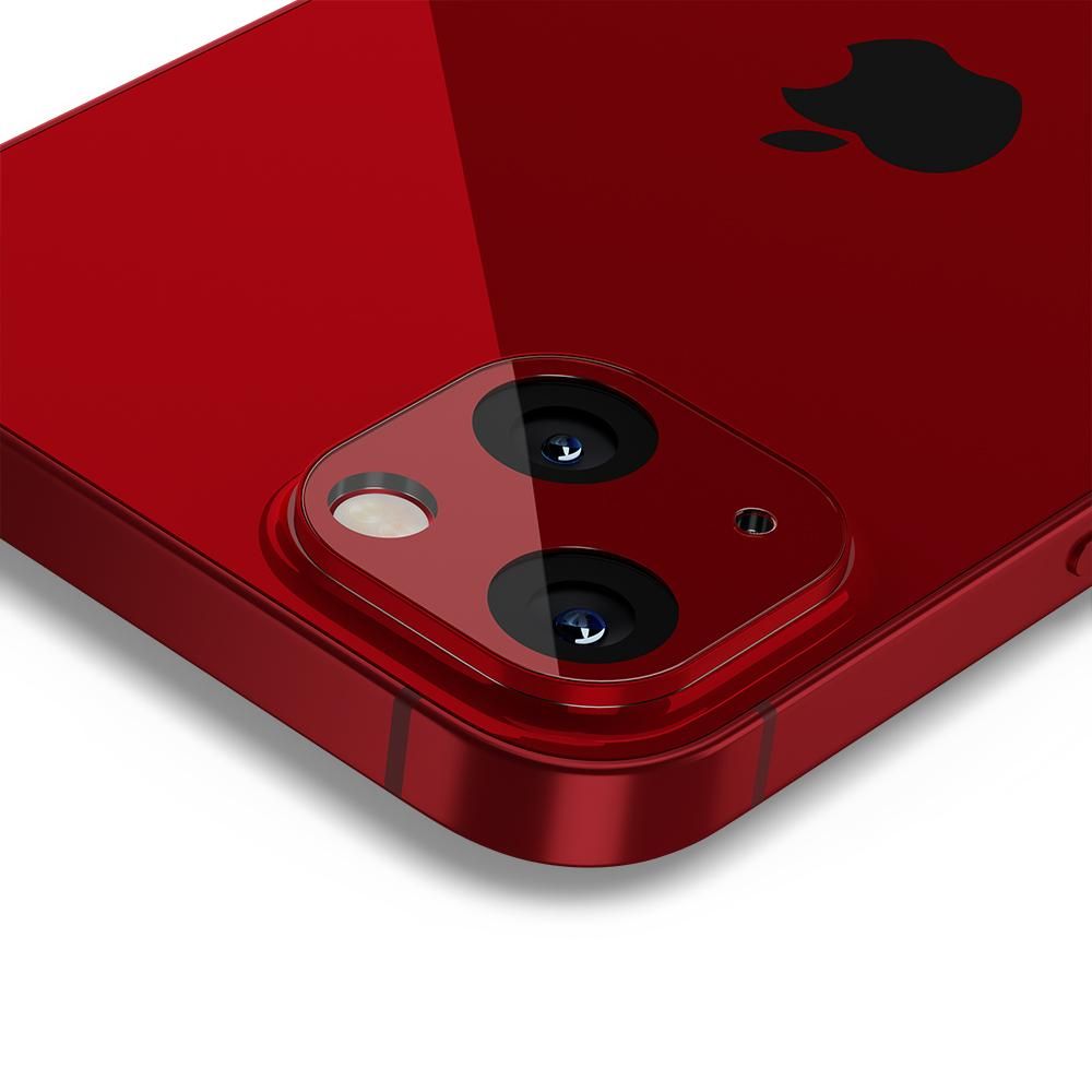 Szko hartowane Osona Aparatu Spigen Optik.tr Camera Protector 2-pack czerwone APPLE iPhone 13 mini / 4