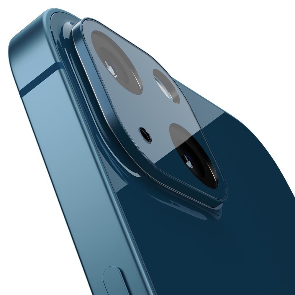 Szko hartowane Osona Aparatu Spigen Optik.tr Camera Protector 2-pack niebieskie APPLE iPhone 13 mini / 3