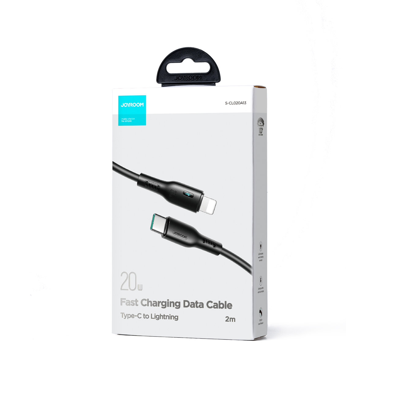 Kabel USB Joyroom S-CL020A13 Typ-C na Lightning 2m czarny APPLE iPhone 7 / 2