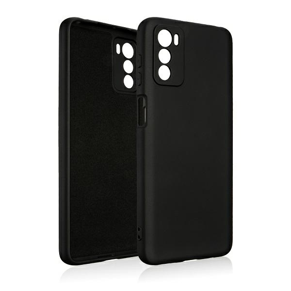 Pokrowiec silikonowe Beline Silicone - elastyczne etui silikonowe czarny MOTOROLA Moto G42