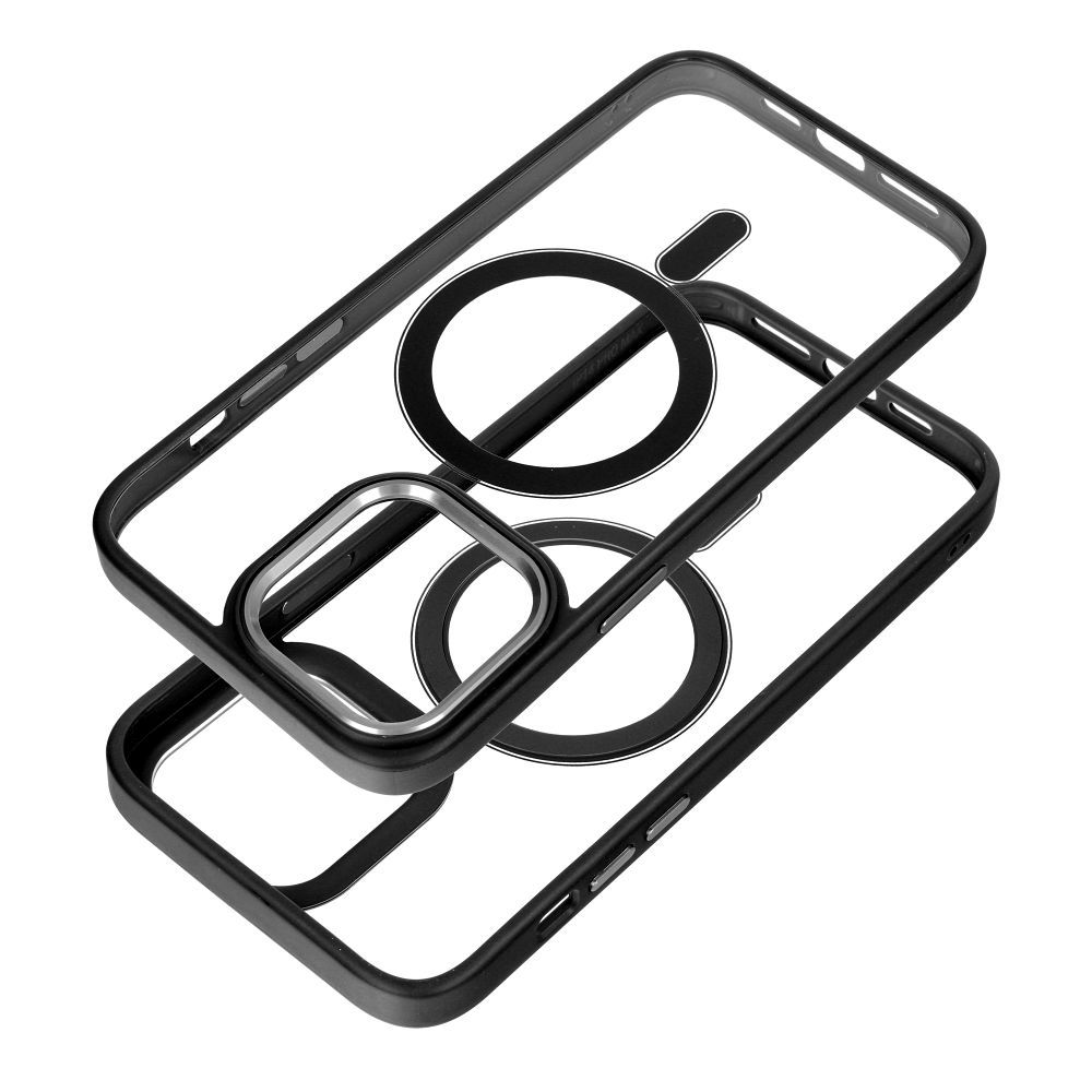 Pokrowiec przezroczyste magsafe Color Edge Mag Cover MagSafe czarny APPLE iPhone 15 Pro / 3