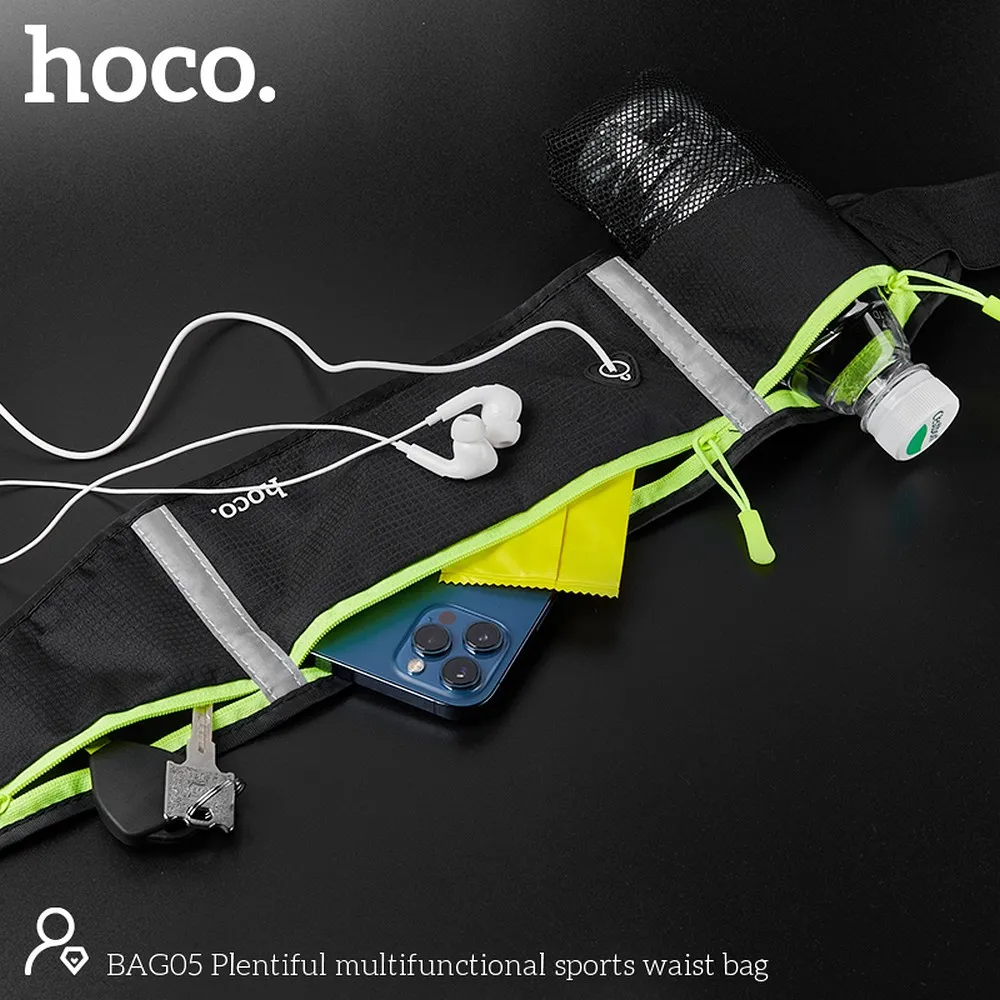 Pokrowiec na pas HOCO BAG05 czarna MOTOROLA Moto G6 Play / 7