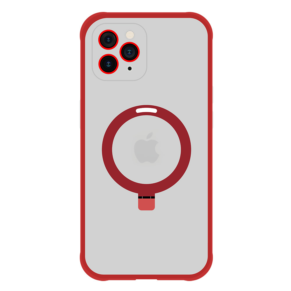 Pokrowiec przezroczyste magsafe Tel Protect Magical Magsafe Stand czerwony APPLE iPhone 11 Pro Max / 2