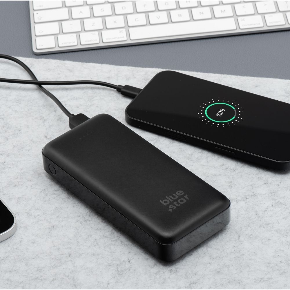 Power bank Blue Star 20000 mAh 2.1A W2015 czarny OnePlus 5T / 5 Power bank Blue Star 20000 mAh 2.1A W2015 czarny OnePlus 5T / 5