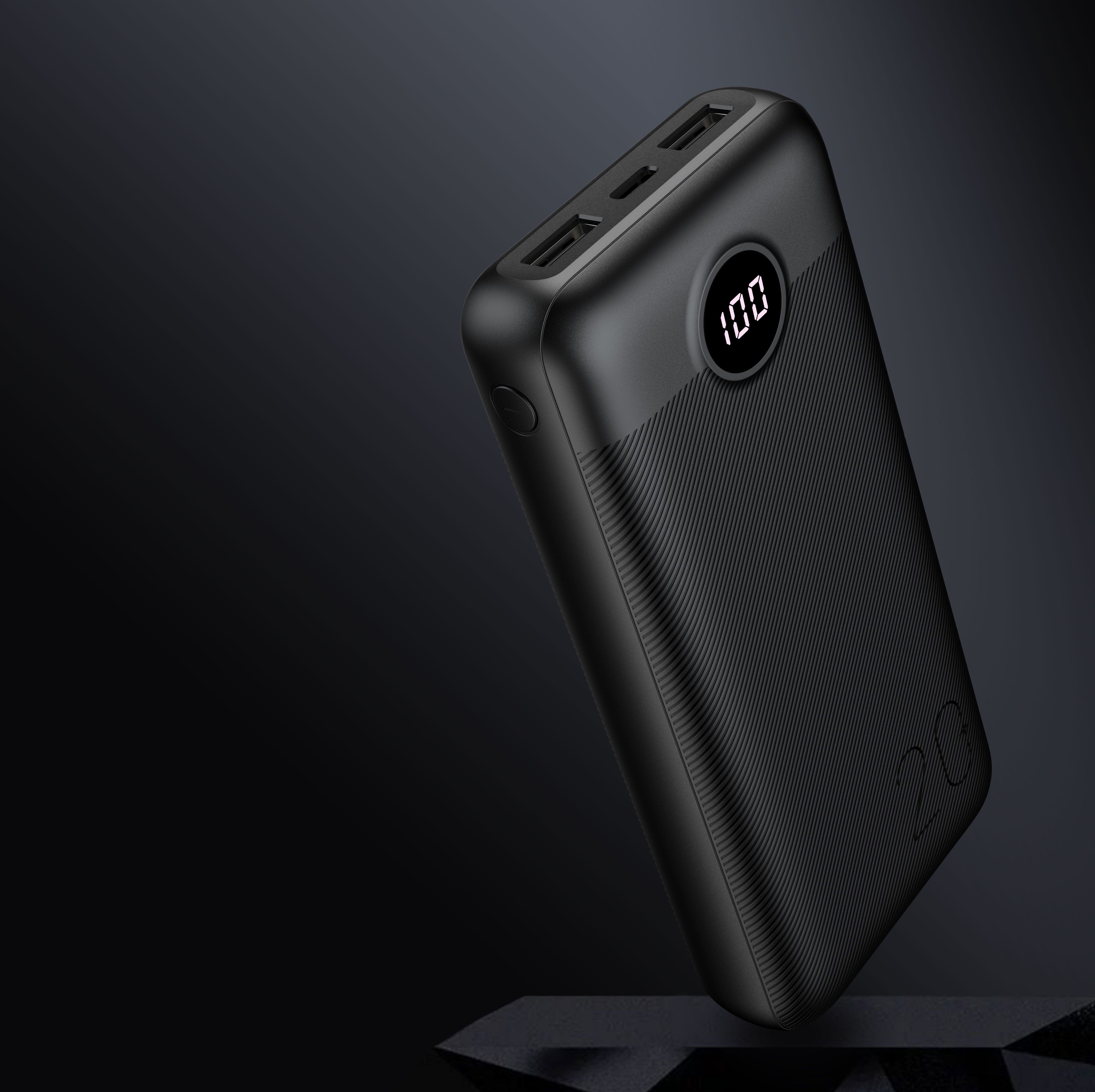 Power bank Veger 20000 mAh PD QC3.0 20W L20S czarny Microsoft Lumia 435 / 3 Power bank Veger 20000 mAh PD QC3.0 20W L20S czarny Microsoft Lumia 435 / 3