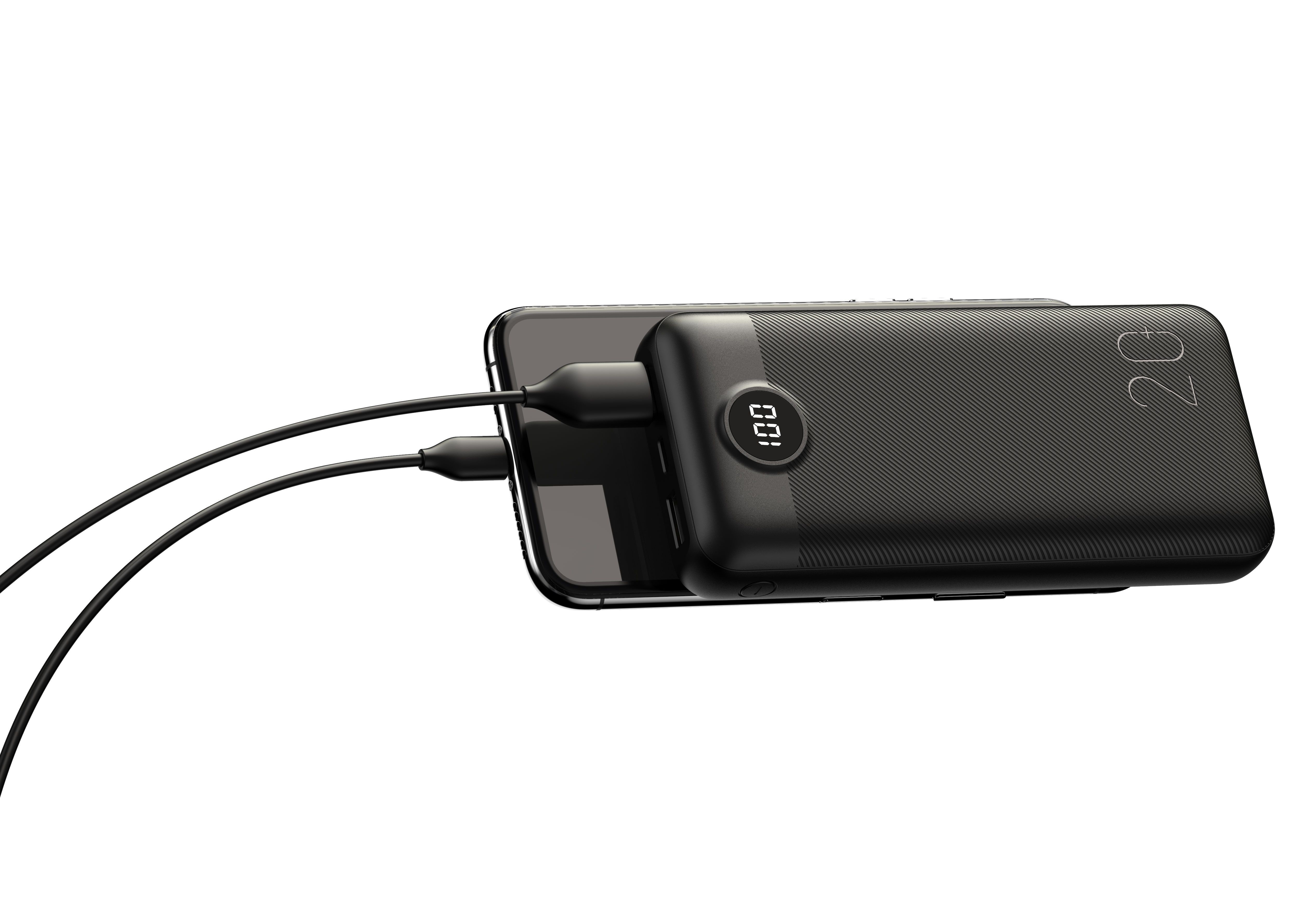 Power bank Veger 20000 mAh PD QC3.0 20W L20S czarny Microsoft Lumia 435 / 5 Power bank Veger 20000 mAh PD QC3.0 20W L20S czarny Microsoft Lumia 435 / 5