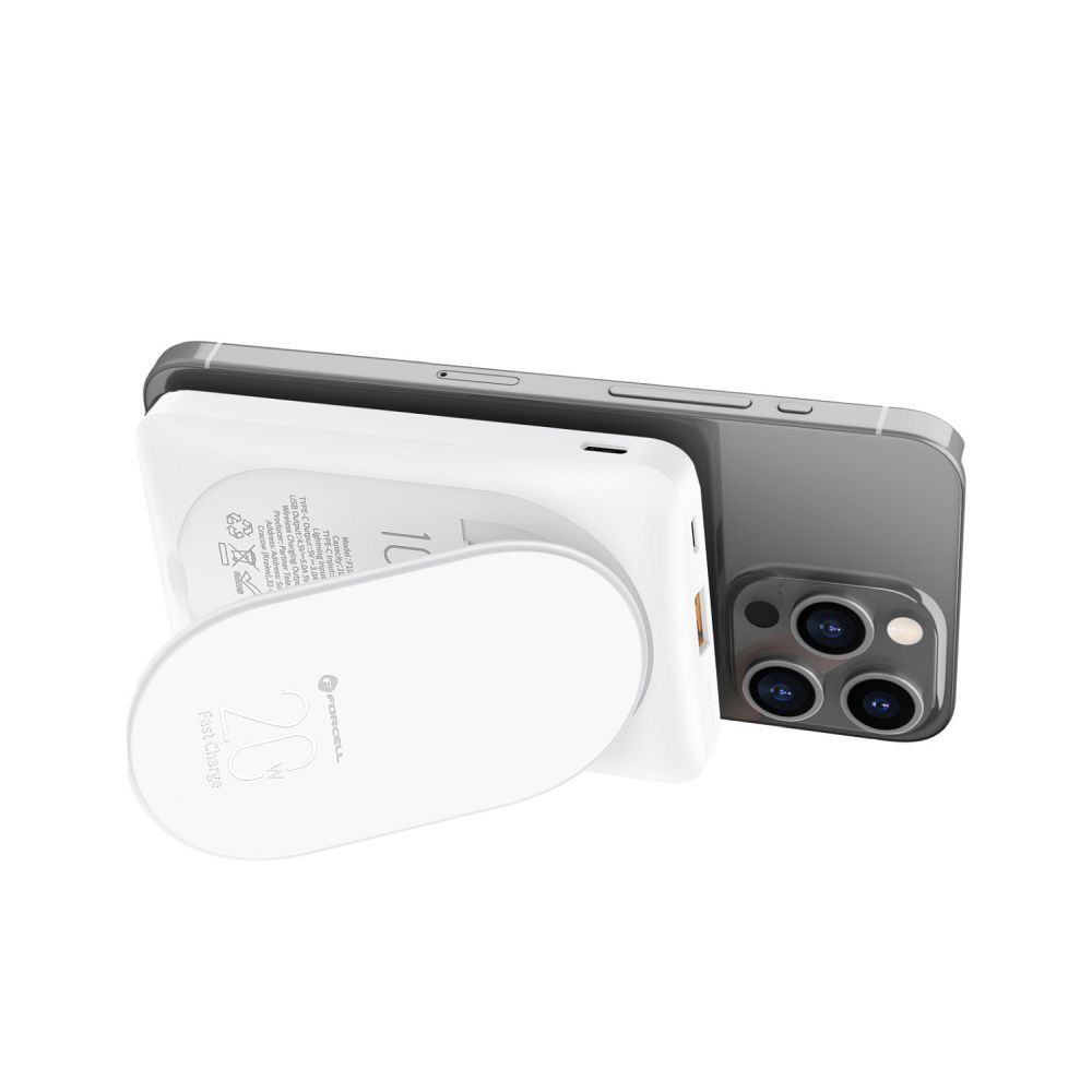 Power bank Forcell F10K2 MagStand 10000mAh QC3.0 PD 20W czarny NOKIA 7.2 / 4
