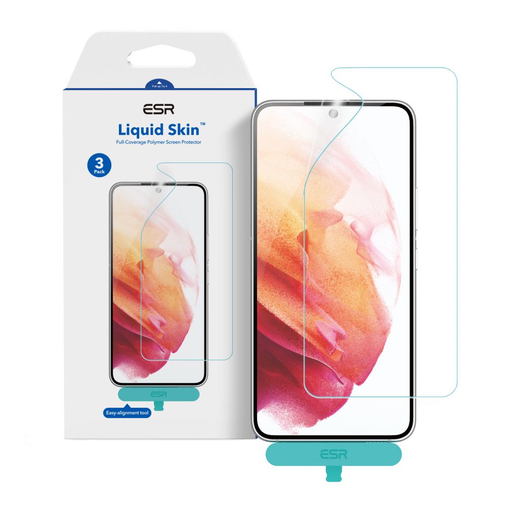 Szko hartowane Powoka Polimerowa Esr Liquid Skin 3-pack  SAMSUNG Galaxy S22 Ultra