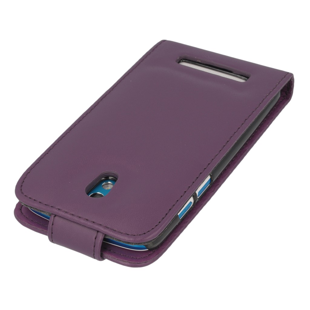 Pokrowiec z klapk� na magnes Prestige fioletowy HTC Desire 500 / 2