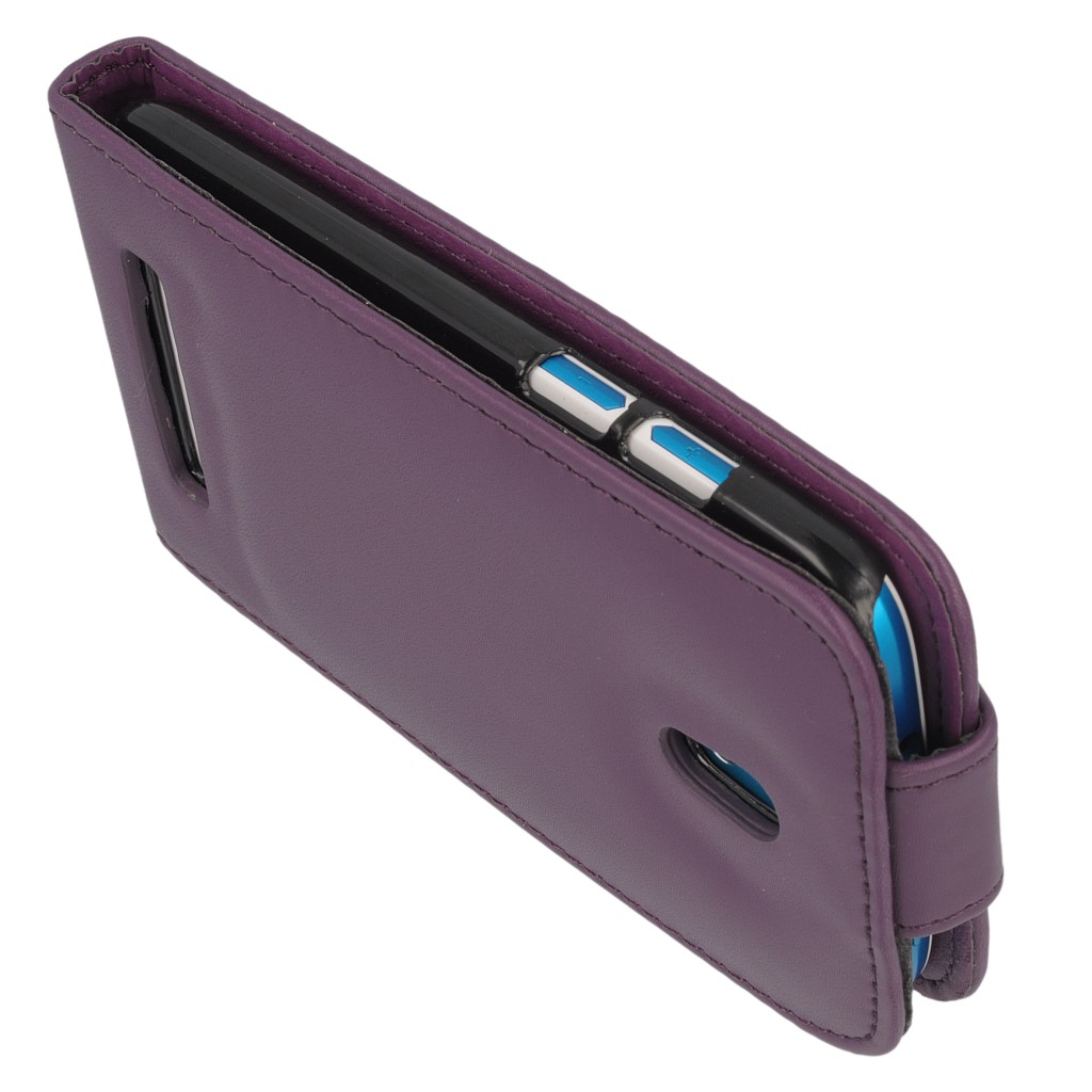 Pokrowiec z klapk� na magnes Prestige fioletowy HTC Desire 500 / 3