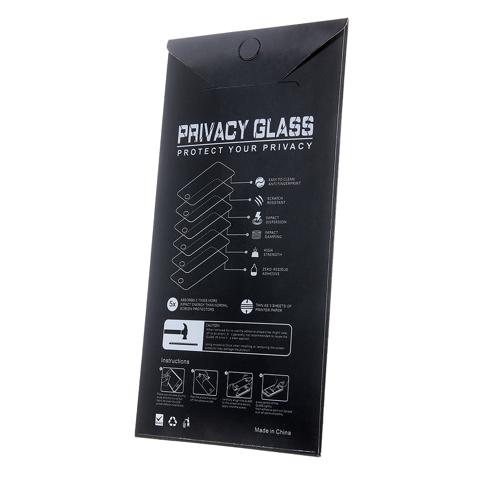 Szko hartowane Privacy z filtrem prywatnoci SAMSUNG Galaxy A50 / 8