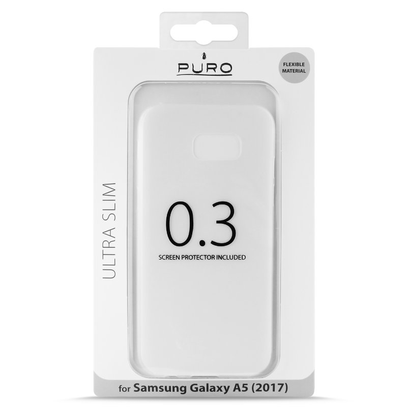 Pokrowiec etui PURO Ultra Slim 0.3 przeroczysty SAMSUNG Galaxy A5 (2017) / 4
