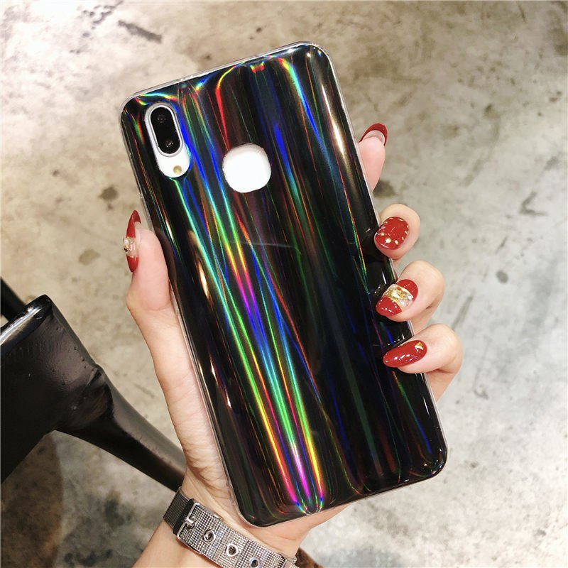 Pokrowiec etui silikonowe Rainbow Case czarne Xiaomi Mi A2 Lite / 5
