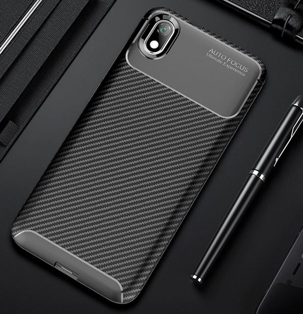 Pokrowiec etui pancerne Focus Karbon Case czarne Xiaomi Redmi 7A / 6