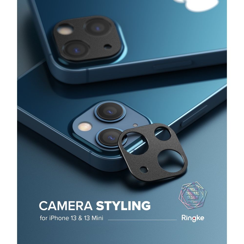 Szko hartowane Ringke Camera Styling czarne APPLE iPhone 13 mini / 2