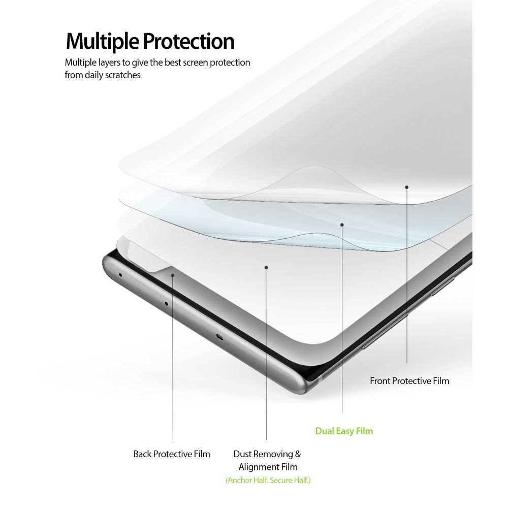 Folia ochronna Ringke Dual Easy SAMSUNG Galaxy Note 10+ / 2
